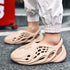 Cross-border 47 Large Size Kanye Same Solid Color Coconut Hole Shoes Men's Trendy Couples Hollow Roman Sandals Beach Shoes